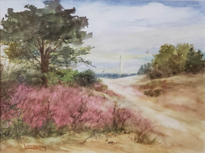 30 - "By the Sea" by Lorraine O’Brien - Watercolor - 17"x14" - $200 framed - contact lorraineob@verizon.net