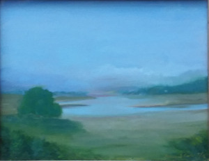 51 - "Misty Essex" by Louise Conti - Oil - 14"x11" - $275  - contact louise.conti@verizon.net