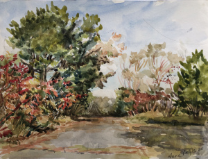 67 - "Nahant" by Anne Rogers - Watercolor - 9"x12" - $100  - contact acrogers1844@hotmail.com