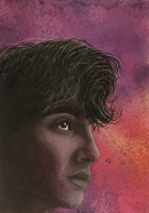 35A. Timothee Chalamet Charcoal by Grace McKrell