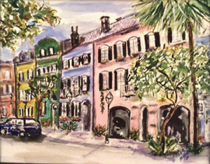 11B. Rainbow Row by Anne M Mullen