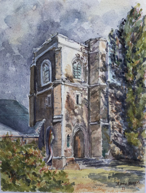 23B. West Face Church by Anne  Rogers
