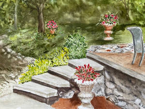 5A. Evergreen Garden by Hedy Sanni
