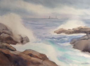 13A. Water on the Rocks by Louise Anderson
