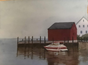 3B. Grey Day in Lunenburg, N.S. by Mary Kelly