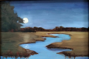 3A. Moonlight Over Cape Cod by Mary Kelly