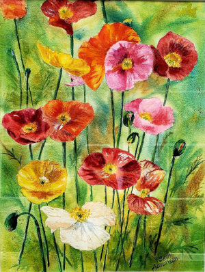 2A. Poppies by Beth Aaronson