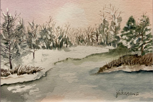 33B. Spring Thaw by Joyce Fukasawa