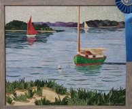 One Red Sail by Beverly Cook