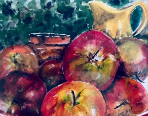 Apples and Pitcher