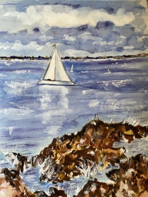 Sailing	Watercolor