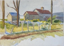 “Back Road Barn” 11” x 15” Watercolor