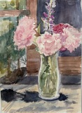 “Fresh Peonies” 17” x 14” Watercolor