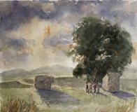 “After Turner” 9” x 11” Watercolor