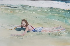 Hanna at the Beach