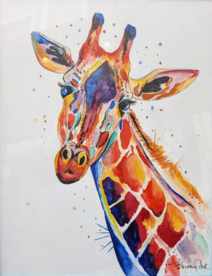 Technicolor Giraffe