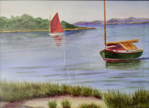 One Red Sail