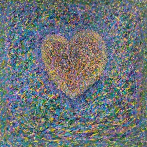 Love’s Gentle Journey 36 x 36 Acrylic on Canvas