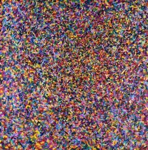 Chasing the Sun 36 x 36 Acrylic on 