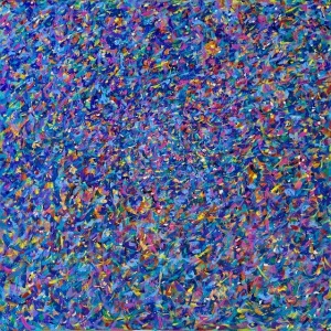 Dancing Fireflies 36 x 36 Acrylic on Canvas 
