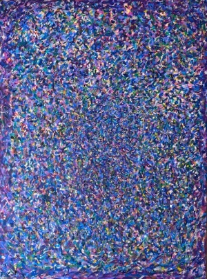 Purple Haze  48 x 36 Acrylic on Canvas