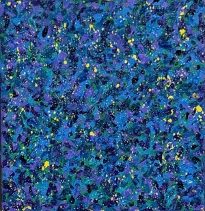 Sunshine Peeking Through 8 x 8 Acrylic on Canvas