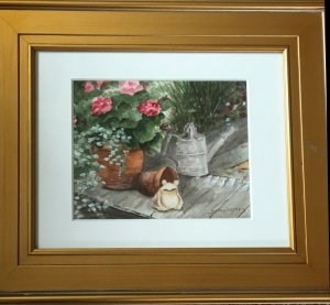 Geranium and the Frog