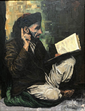 "The Teacher"  28"x36"  Oil