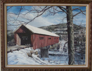 Winter Covered Bridge