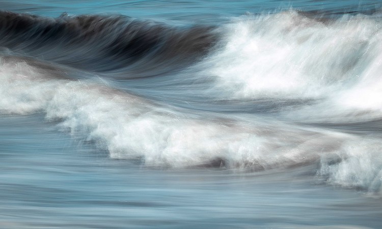 Black Wave on Black Beach