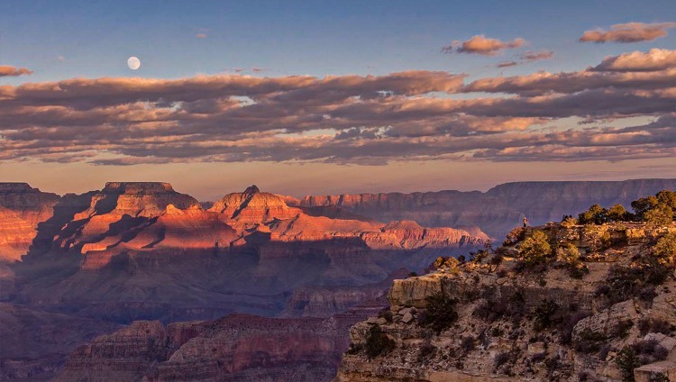 Grand Canyon Moonrise - Arizona