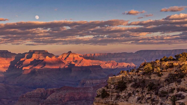 Grand Canyon Moonrise - Arizona