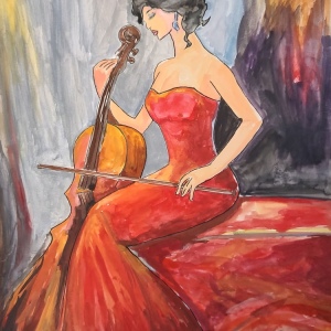 Lady Cello by Jack Fay