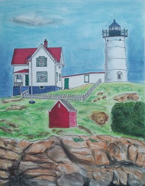 Nubble Light House by Jack Fay
