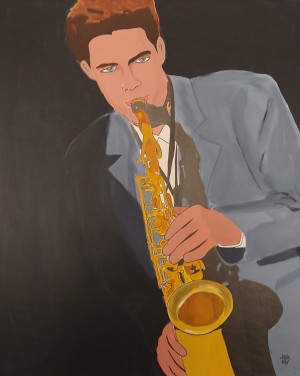 Sax Player by Jack Fay