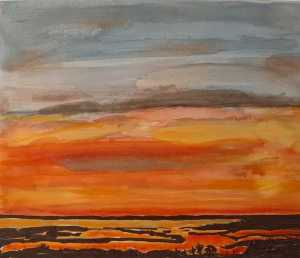 Orange Sky by Jack Fay