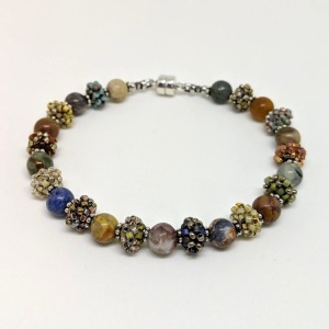Earthstone Bracelet by Leslie Chang