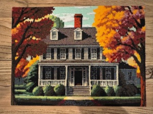 Colonial in Fall Miyuki Delica Beads 11.25x8.25 by Leslie Chang