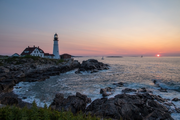 Portland Head Light, Portland, ME - Sunrise