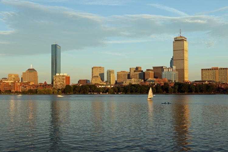 Charles River, Boston, MA at Sunset