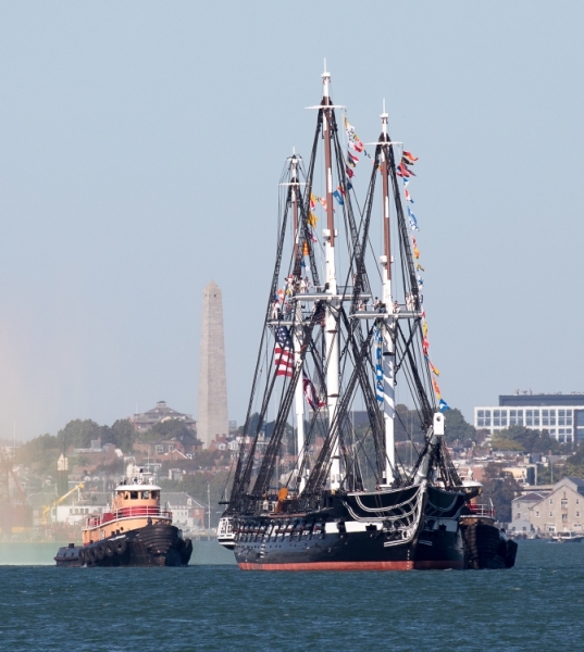 U.S.S. Constitution and Bunker Hill Monument