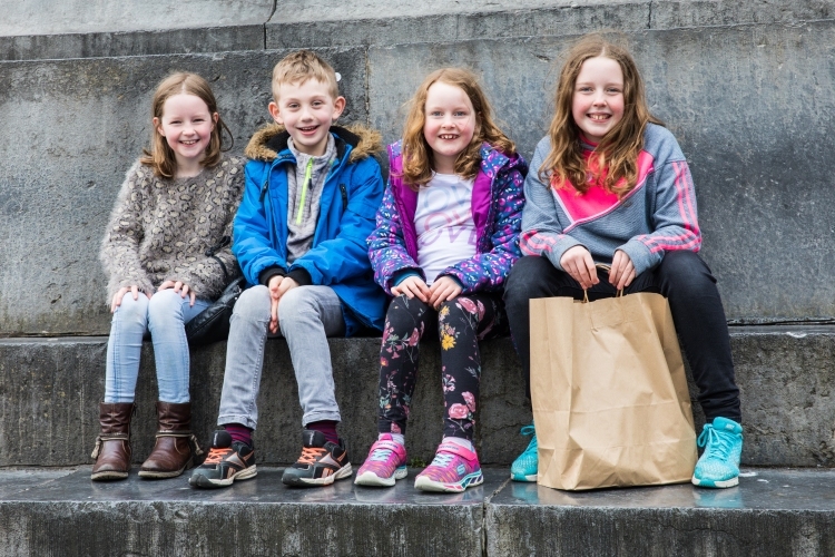 Smiles on Kids' Faces in Ennis, Ireland