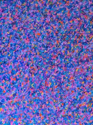 Feelin Groovy, Acrylic on Canvas by Deborah Quinan