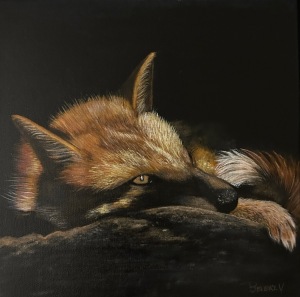 Nightwatch,  Acrylic  by Beverly Cook