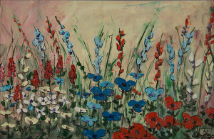 "Wildflowers 1"  12"x18"  Acrylic