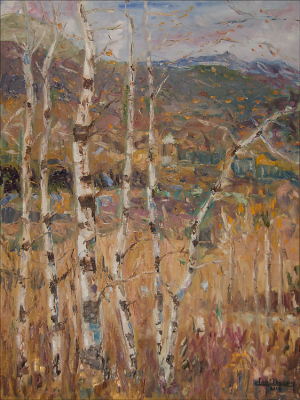 "Birches"  18"x24"  Oil