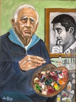"Self portrait"  18"x24" Oil