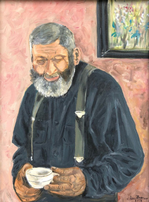 "Tea Time"  18"x24"  Oil