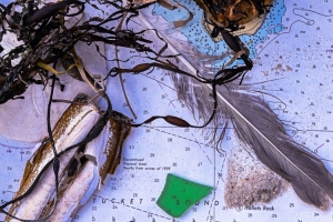 Lost at Sea, Beach Art, Gloucester, MA