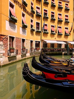 Gondolas, Venice, Italy